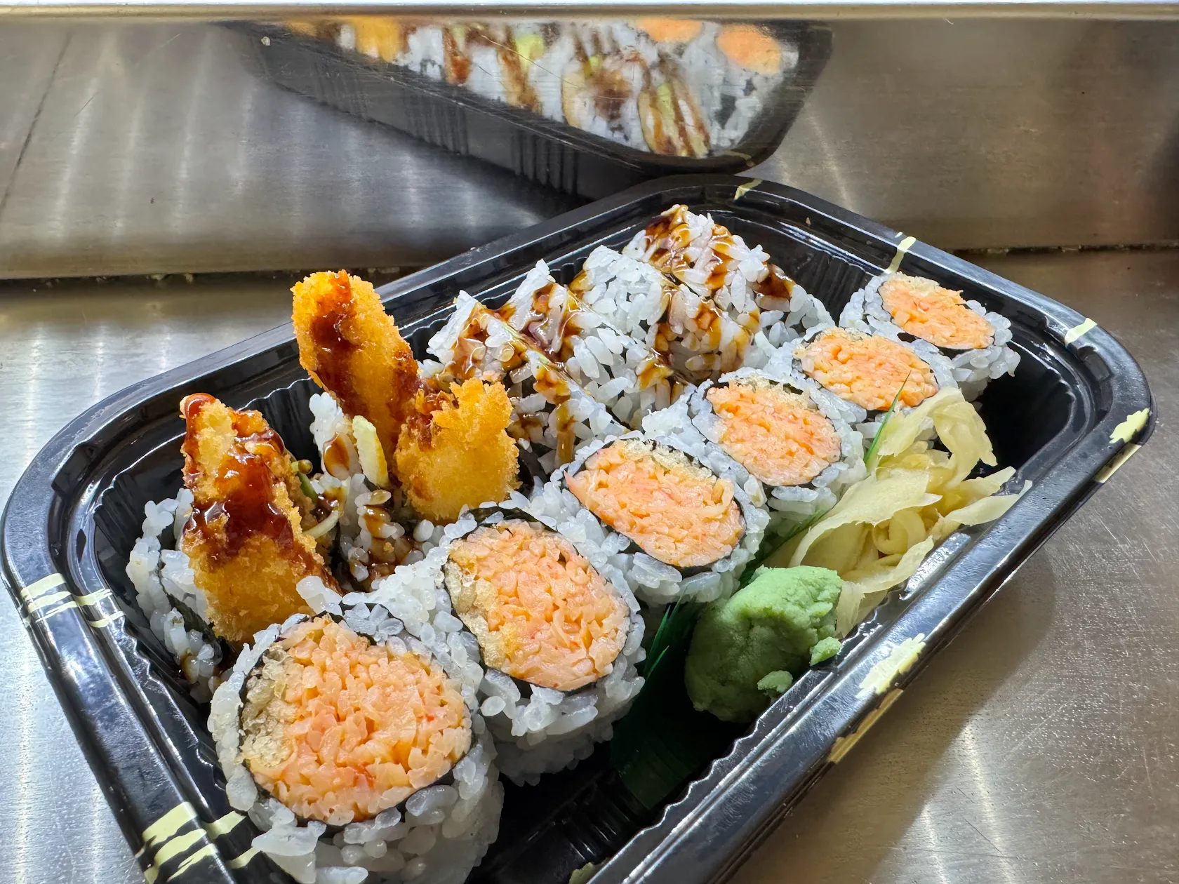 Freshly prepared entree from Kirin Asian Kitchen