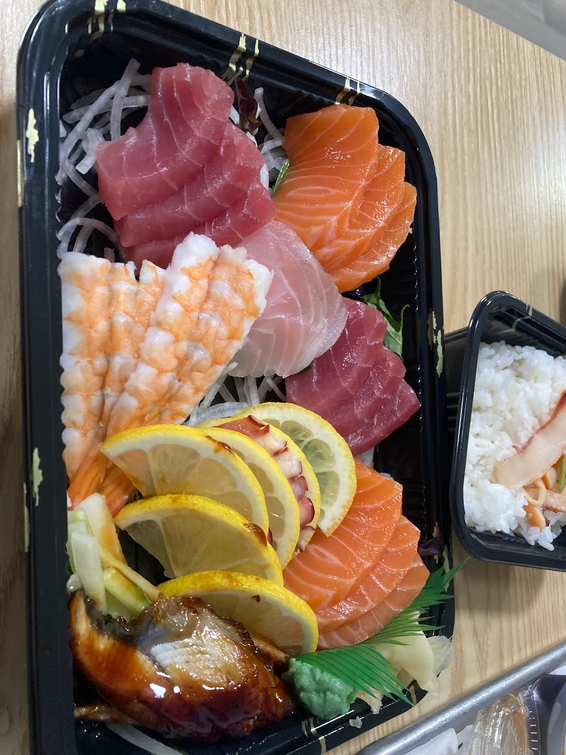 Freshly plated meal from Kirin Asian Kitchen